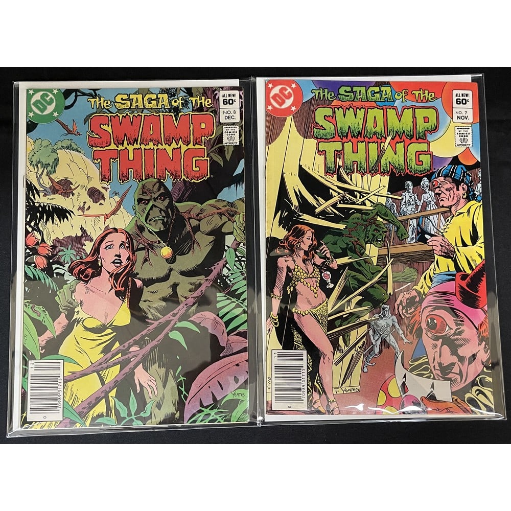 (15) Saga Of The Swamp Thing Comic Books (1 of 8)