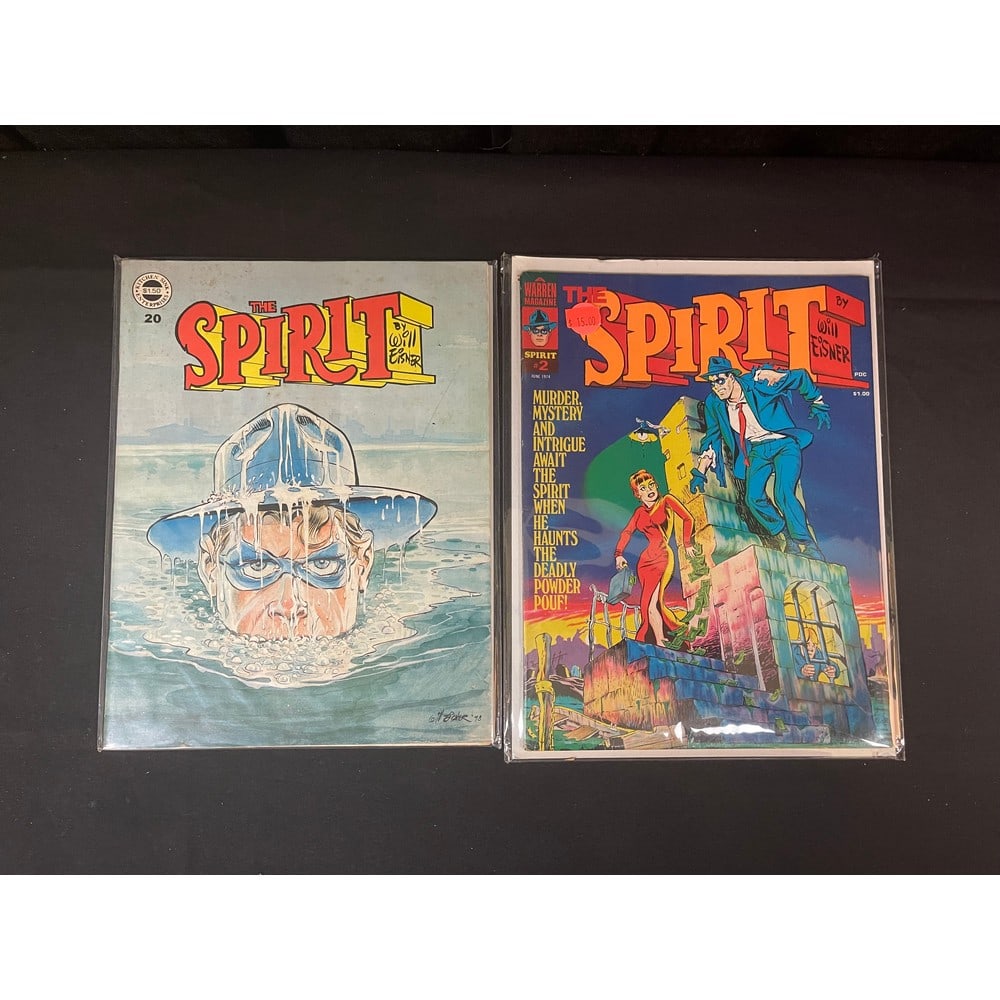 Three Spirit Comics Books/page (1 of 3)