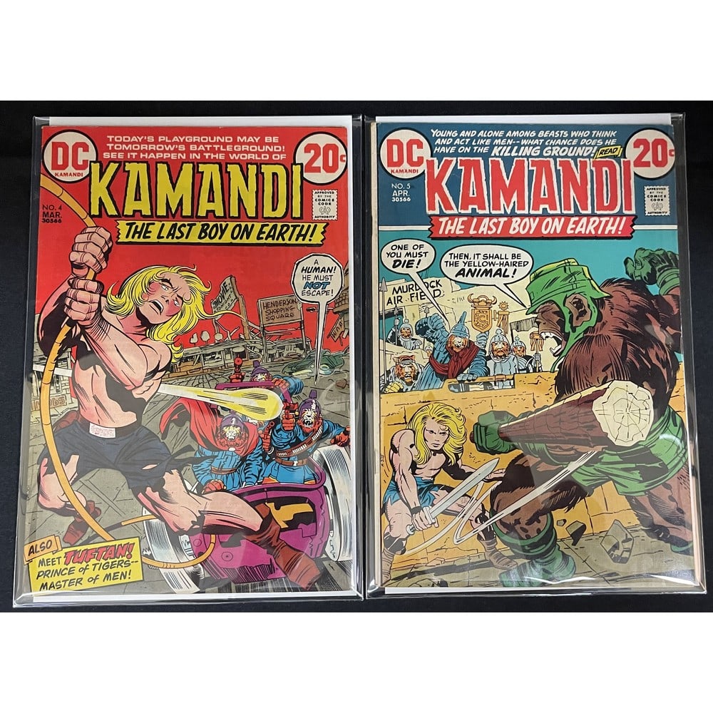 (8) Vintage Kamandi Comic Books (1 of 4)