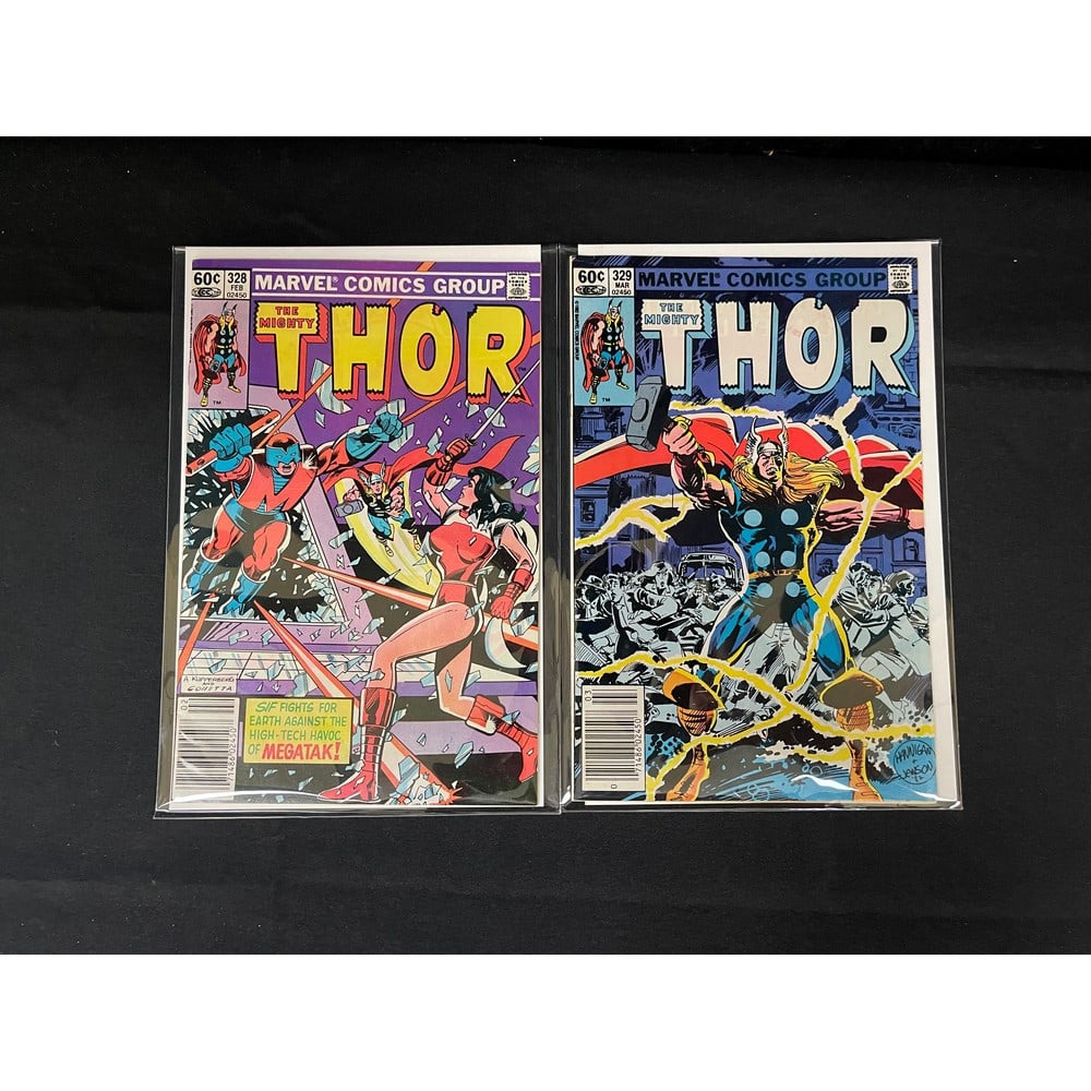(21) Thor Newsstand Comic Books Vf-nm (1 of 11)