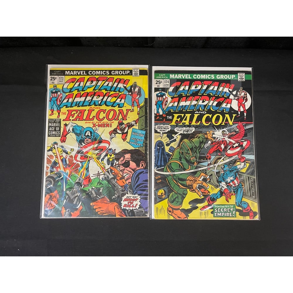 (9) Vintage Captain America Comic Books (1 of 5)