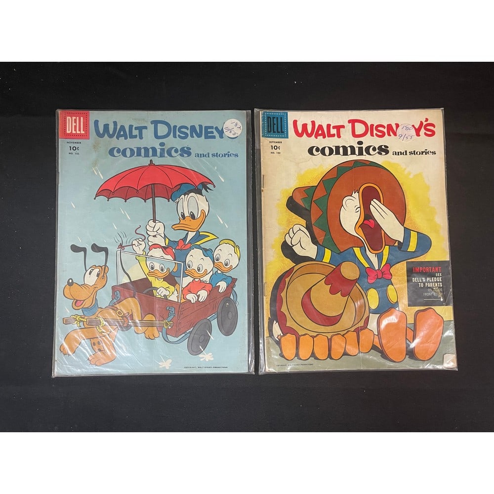 (5) Walt Disney Comics #180,182,183,184,209 (1 of 3)