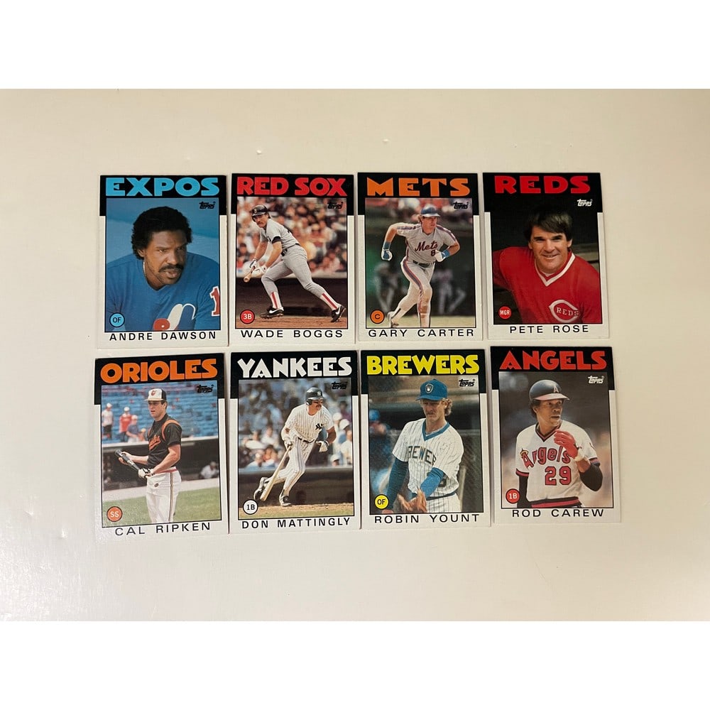 1986 Topps Baseball Partial Set 643/792 (1 of 6)