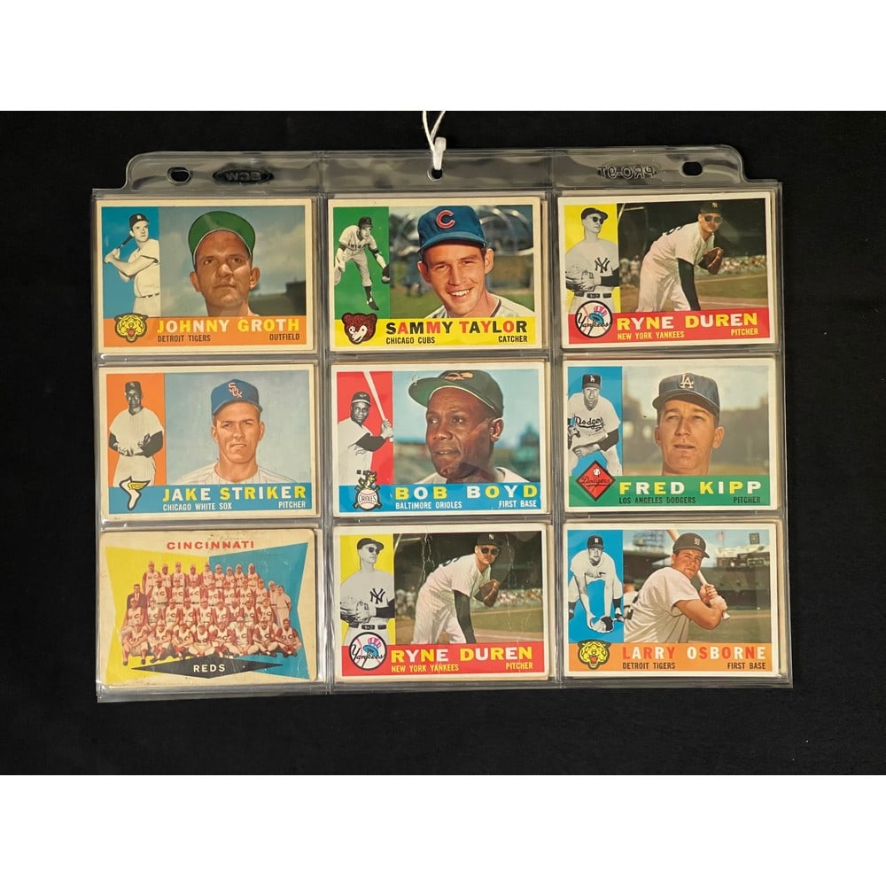 (54) 1960 Topps Baseball Cards With Stars/hof/rc (1 of 6)