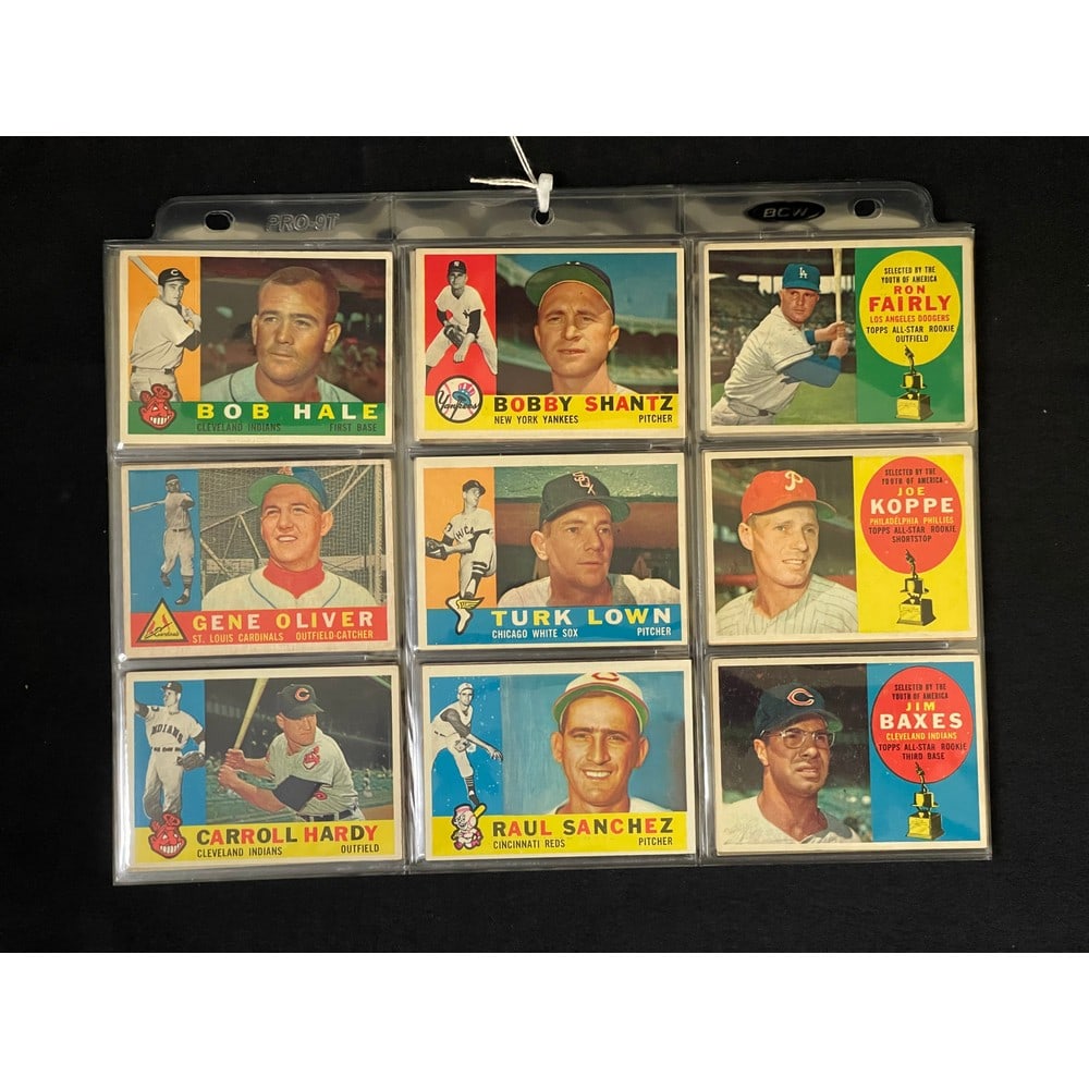 (54) 1960 Topps Baseball Cards With Stars/hof/ (1 of 6)