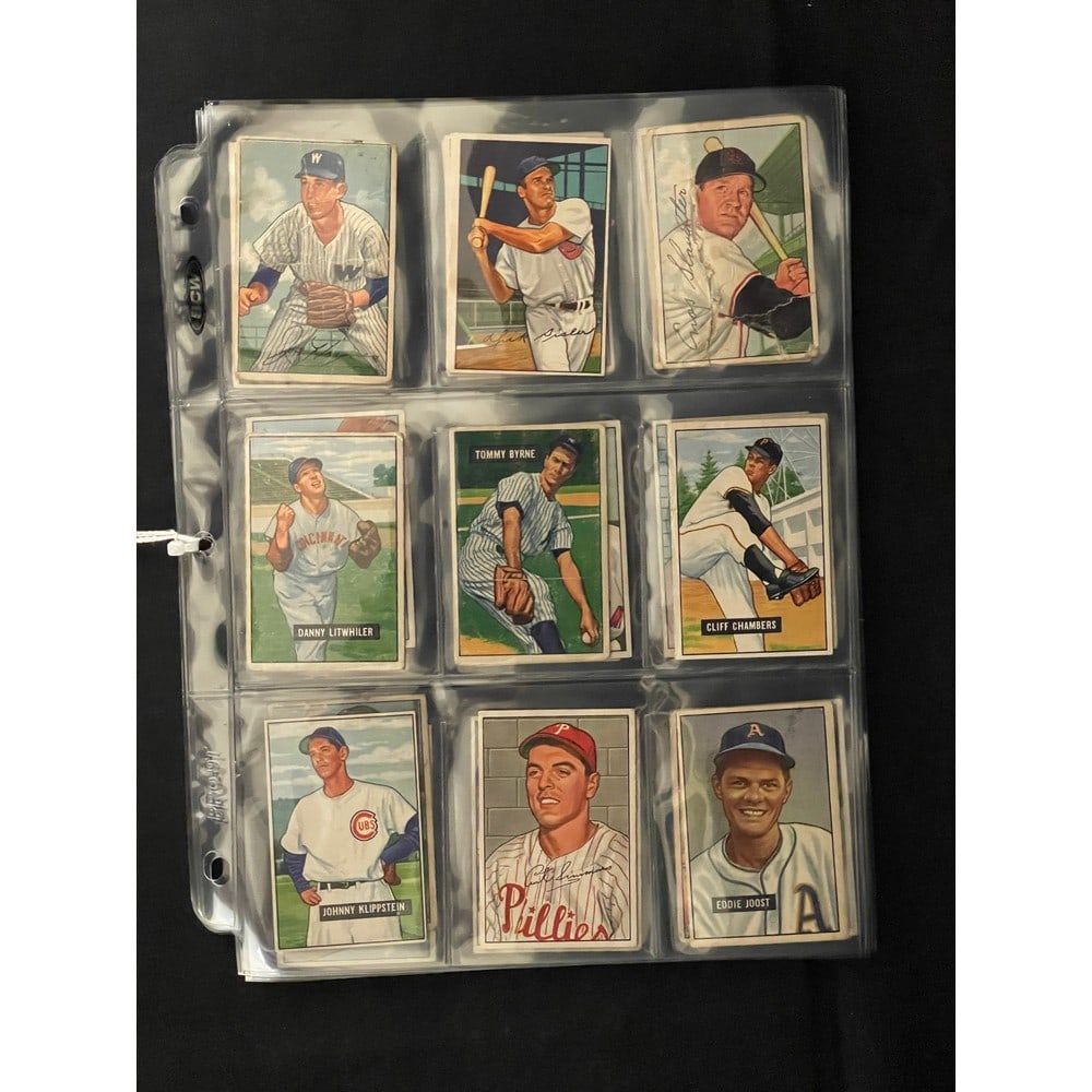 (27) 1951 Bowman Baseball Cards Mixed Grade (1 of 6)