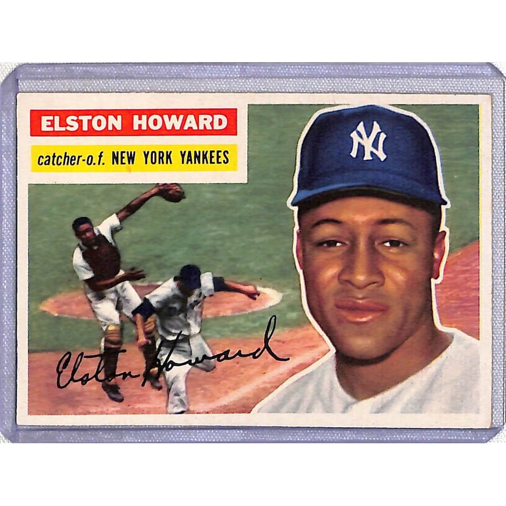 High Grade 1956 Topps Elston Howard (1 of 2)