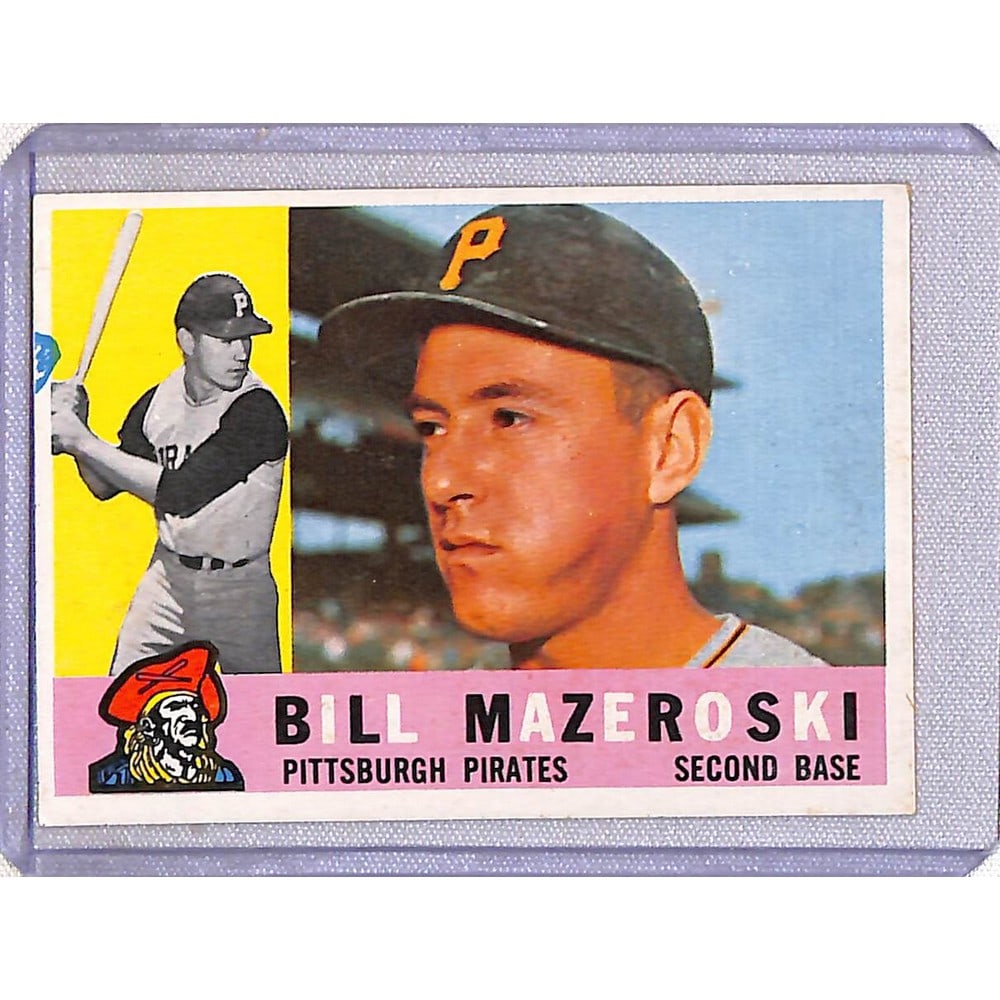 1960 Topps Bill Mazeroski Nice Shape (1 of 2)