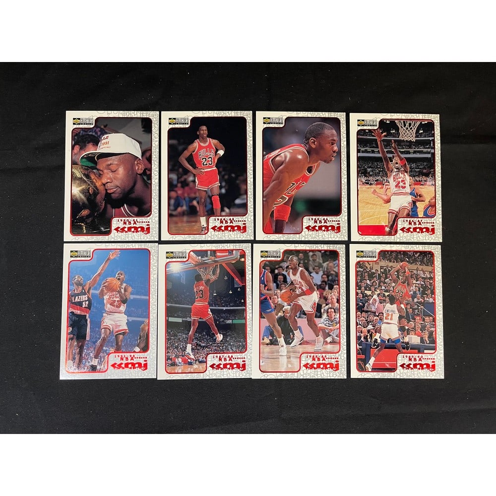 (13) 1998 Upper Deck Michael Jordan Rewind Cards (1 of 4)