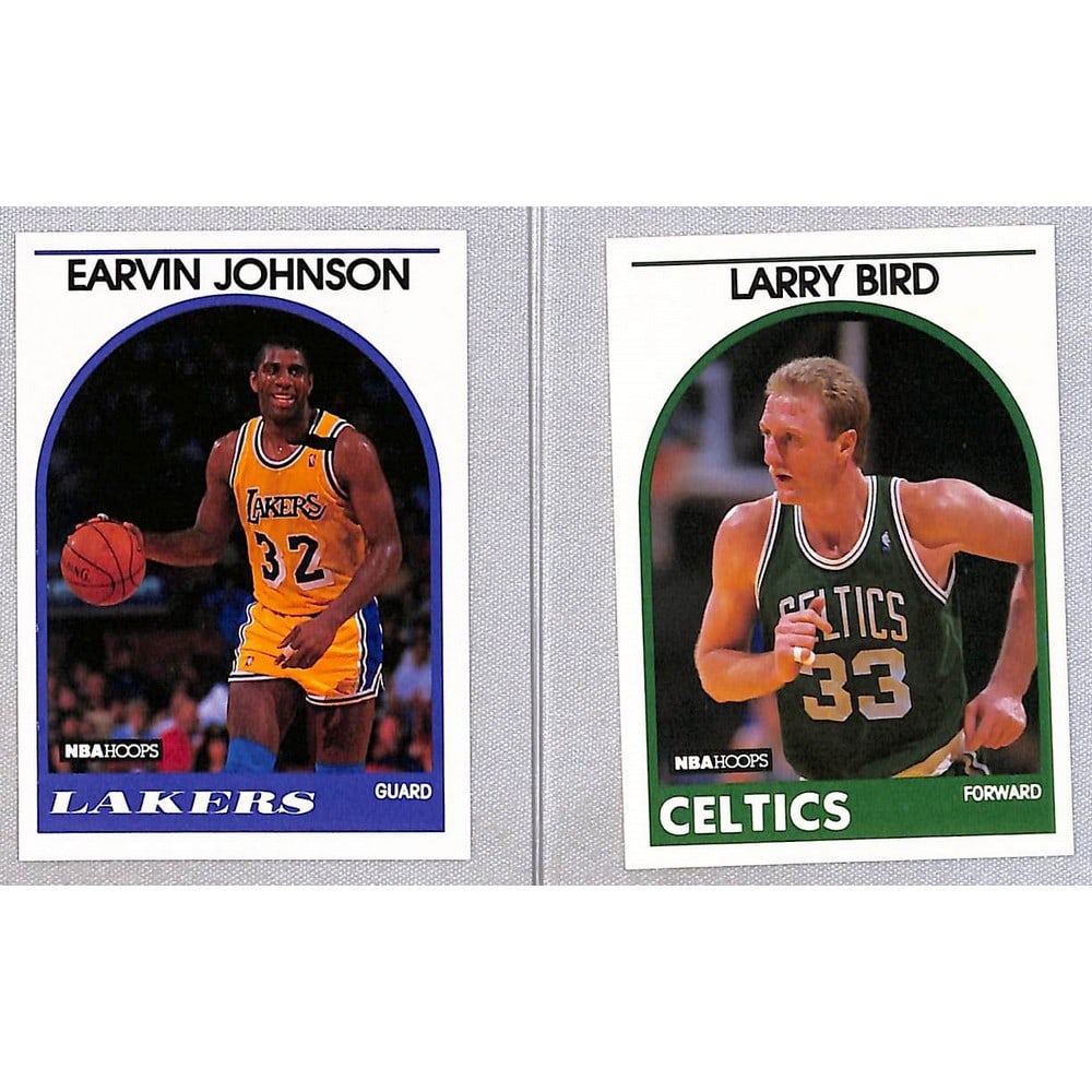 (2) 1989 Hoops Larry Bird/magic Johnson (1 of 2)