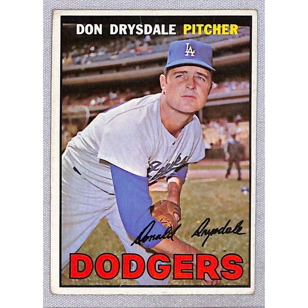 1967 Topps Don Drysdale: 1967 Topps Don Drysdale