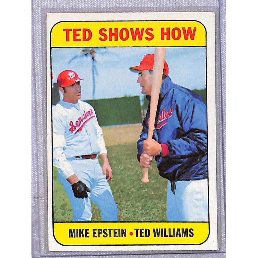 1969 Topps Ted Williams Crease Free (1 of 2)