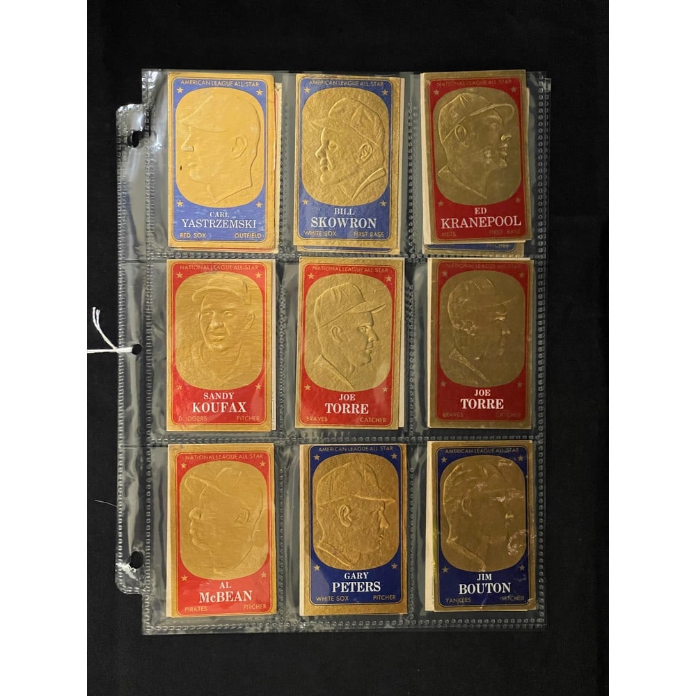 (21) 1965 Topps Embossed Cards (1 of 4)