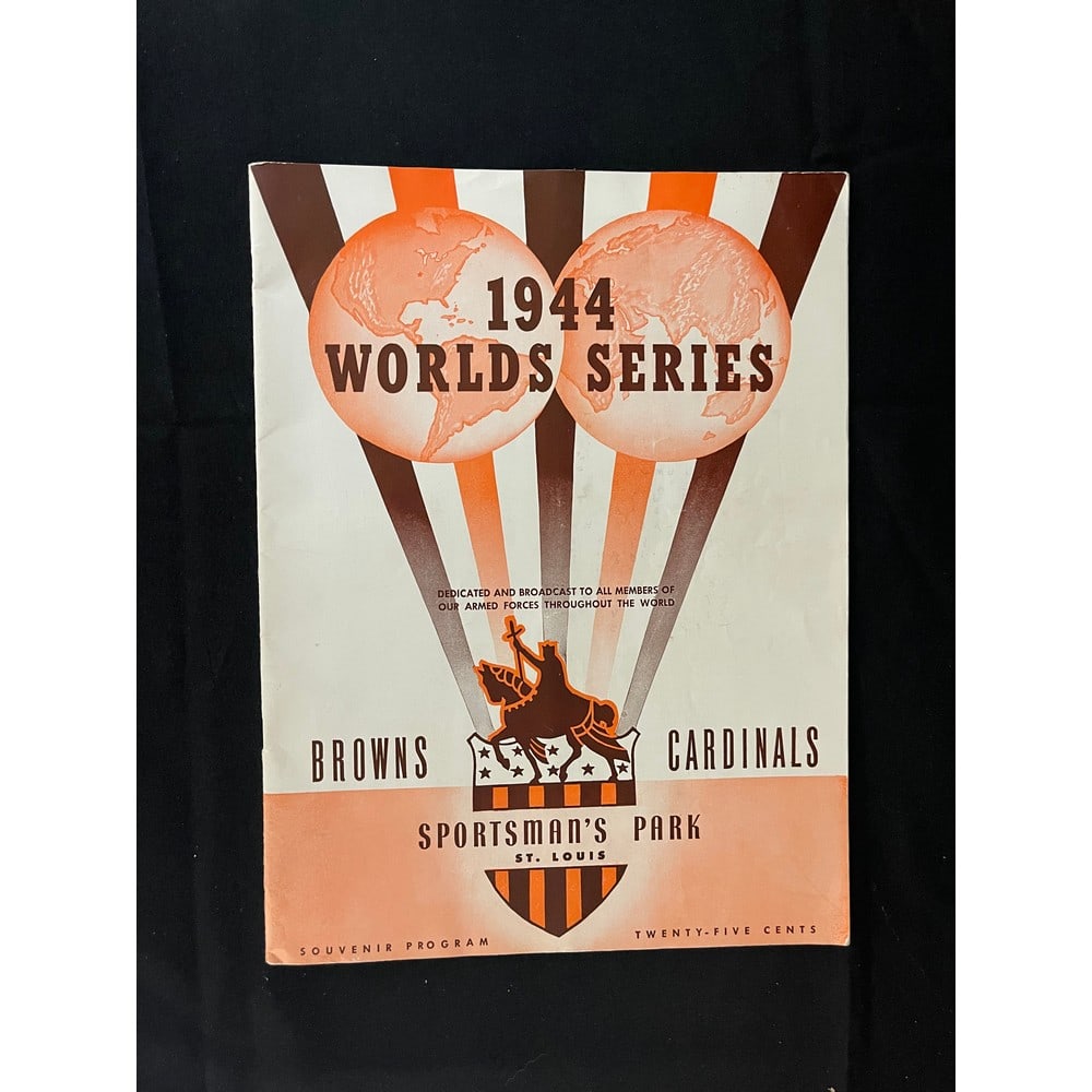 1944 World Series Program Browns Vs. Cardinals (1 of 2)