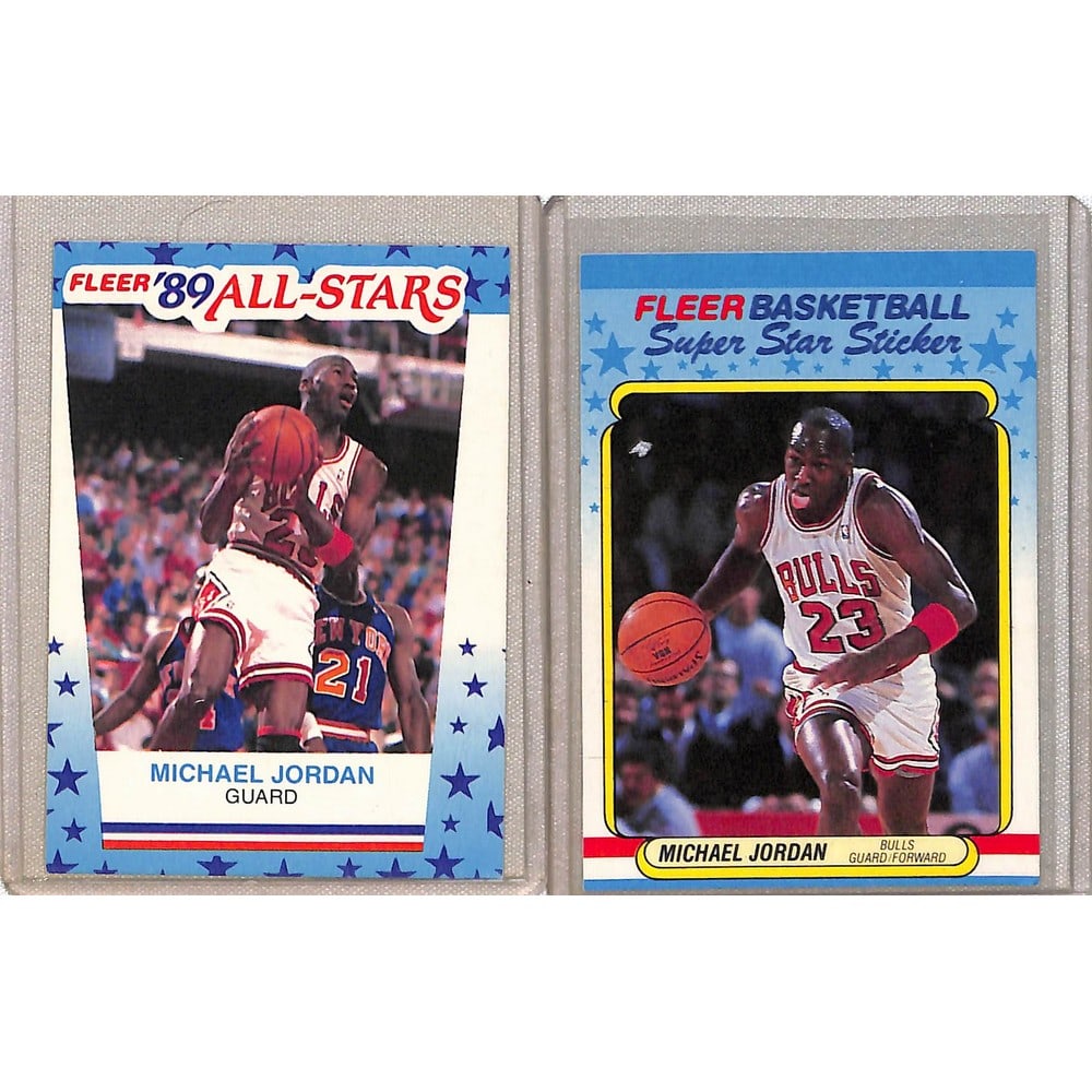 (2)1988/1989 Fleer Michael Jordan: (2)1988/1989 Fleer Michael Jordan