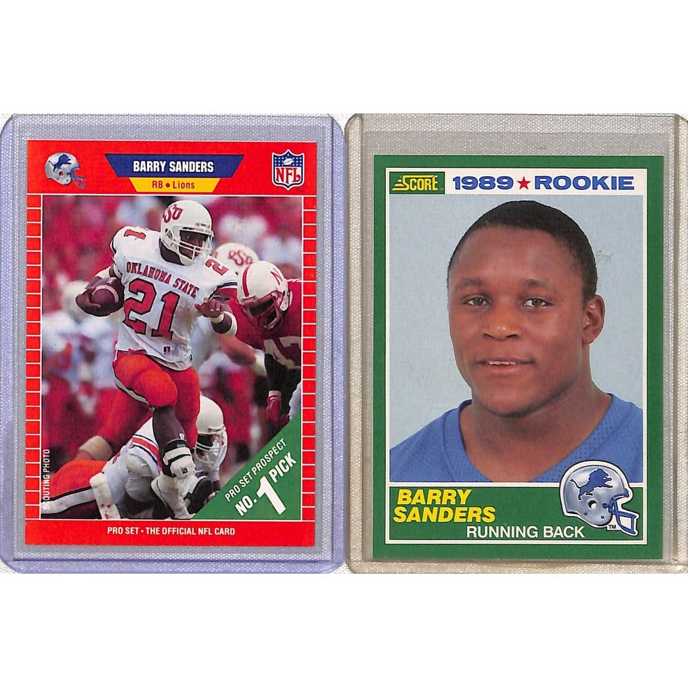 Two Different Barry Sanders Rookies (1 of 2)