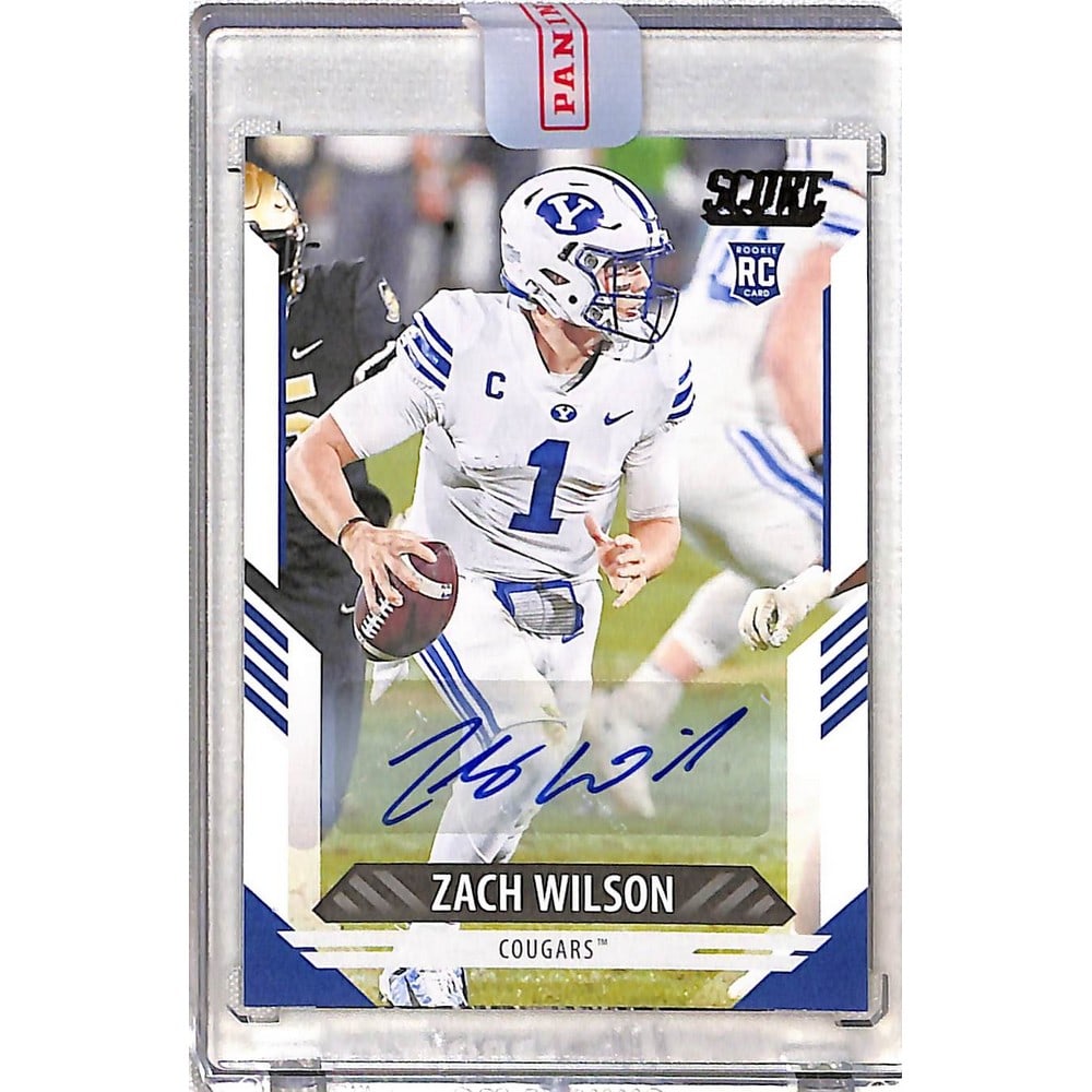 2021 Score Zach Wilson Rookie Auto (1 of 2)