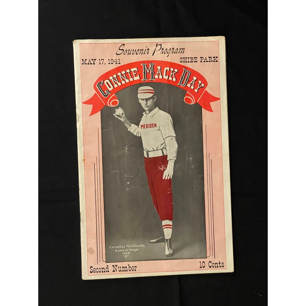 May 1941 Connie Mack Program With Ticket (1 of 4)