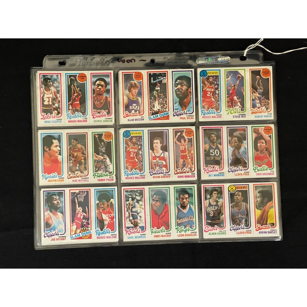 18 High Grade 1980 Topps Basketball Cards (1 of 4)