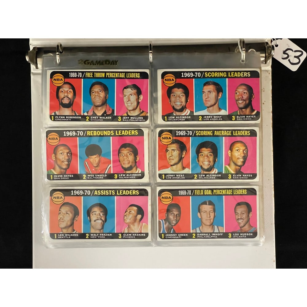 1970-71 Topps Basketball Complete Set (1 of 6)