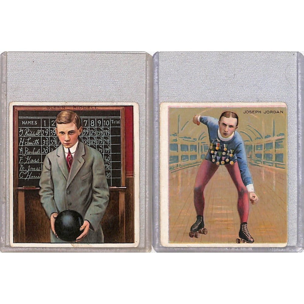 Two 1910 T218 Mecca Champions Cards (1 of 2)