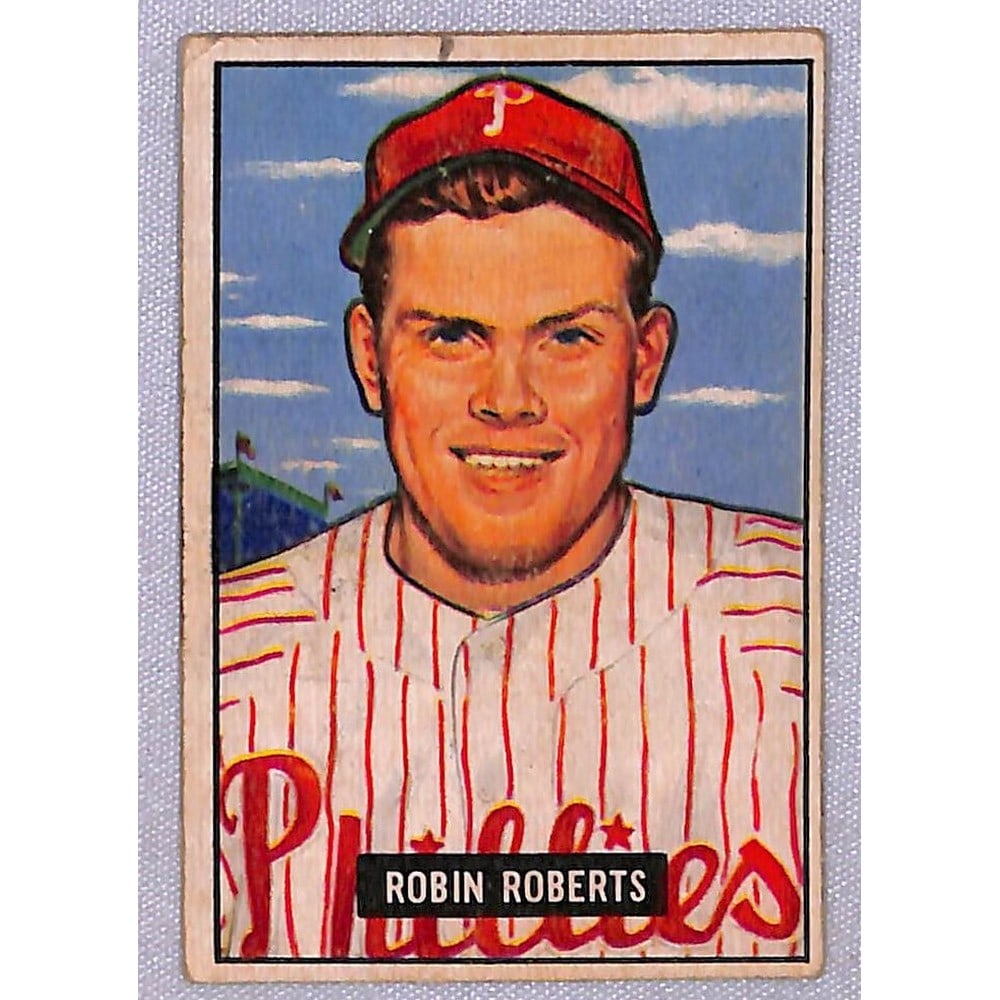 Crease Free 1951 Bowman Robin Roberts (1 of 2)
