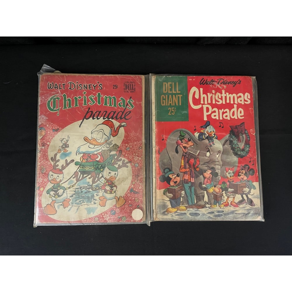 8 Vintage Comics With Disney/mickey Mouse 1938 (1 of 4)