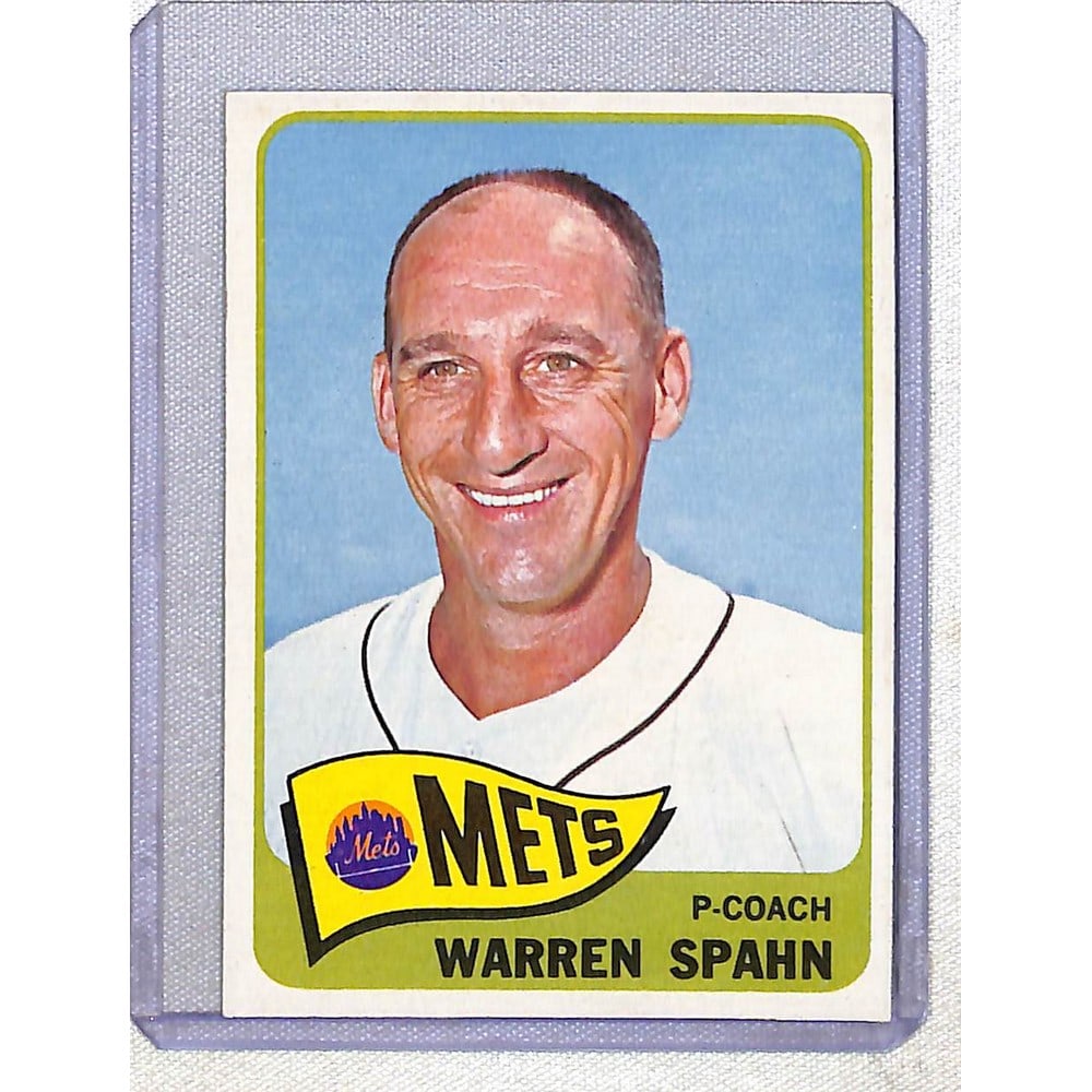 High Grade 1965 Topps Warren Spahn (1 of 2)