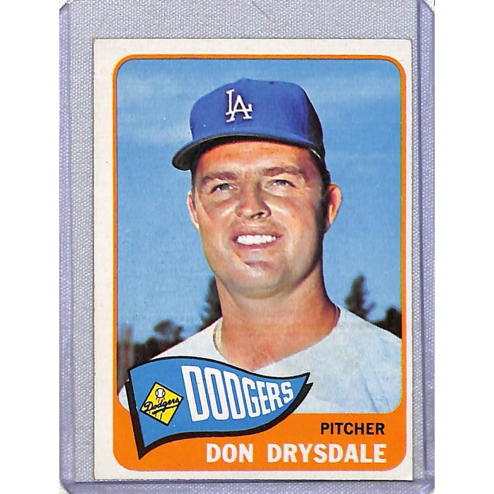 High Grade 1965 Topps Don Drysdale (1 of 2)