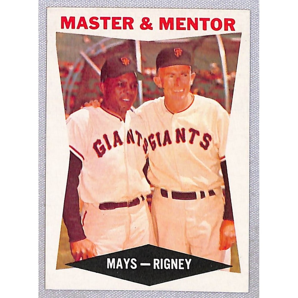 1960 Topps Master And Mentor Willie Mays Hi Grade: 1960 Topps Master And Mentor Willie Mays Hi Grade