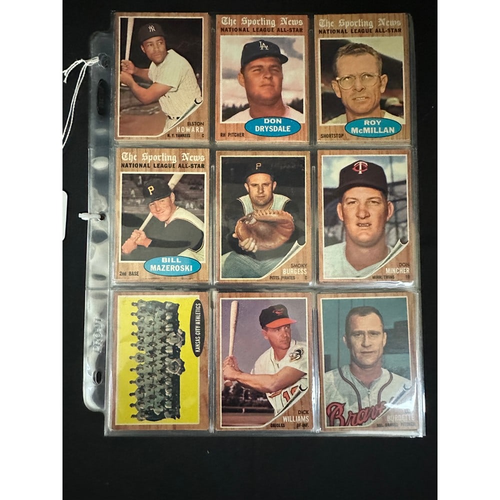 (121) 1962 Topps Baseball Cards Nice Shape (1 of 3)