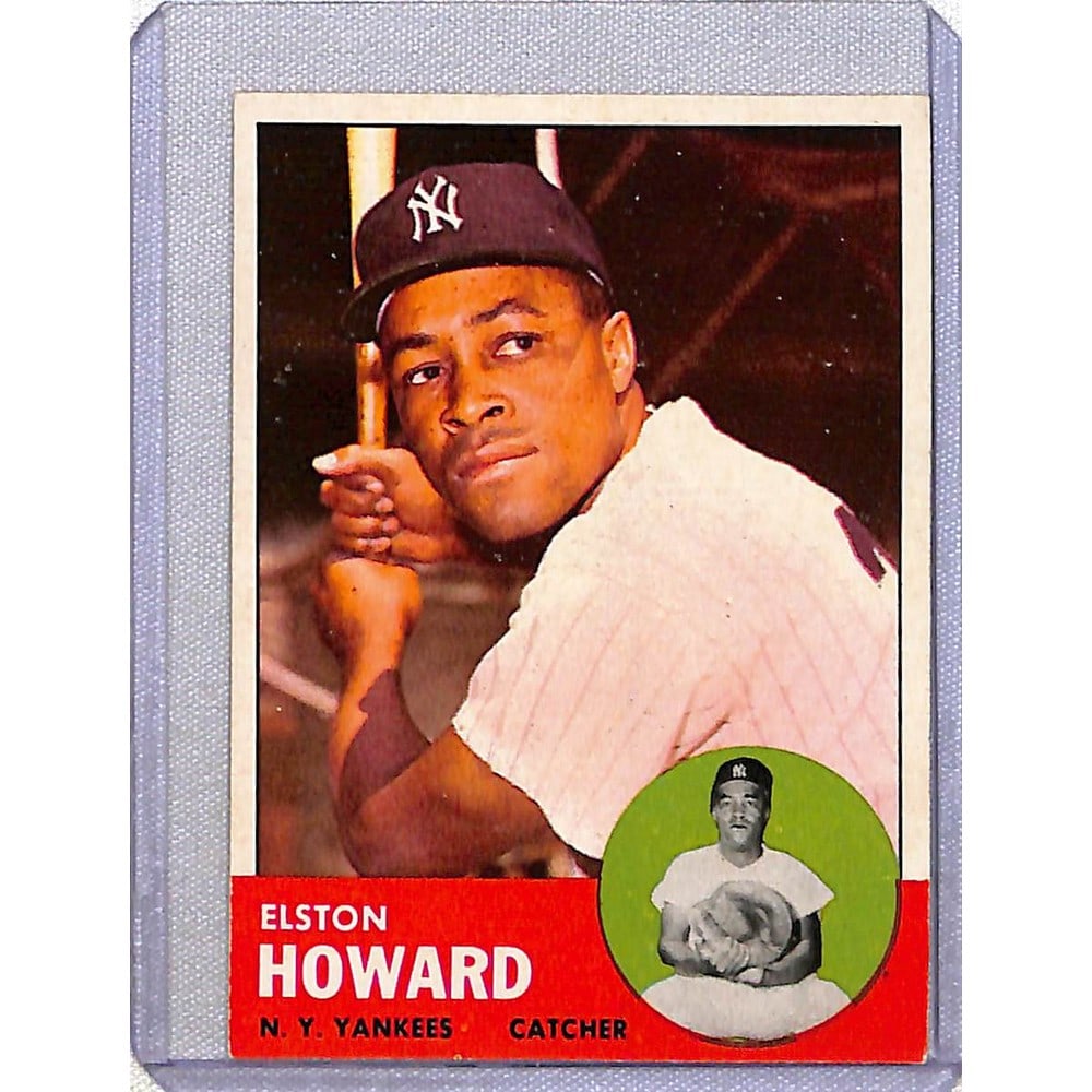 1963 Topps Elston Howard Nice Shape (1 of 2)