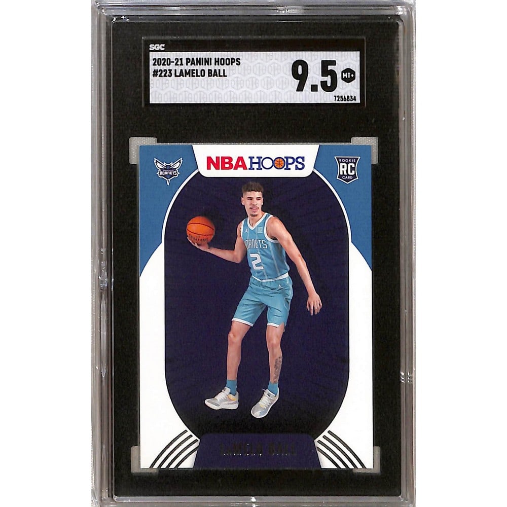 2020 Hoops Lamelo Ball Rookie Sgc 9.5 (1 of 2)