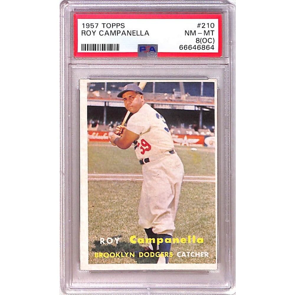 1957 Topps Roy Campanella Psa 8 Oc (1 of 2)