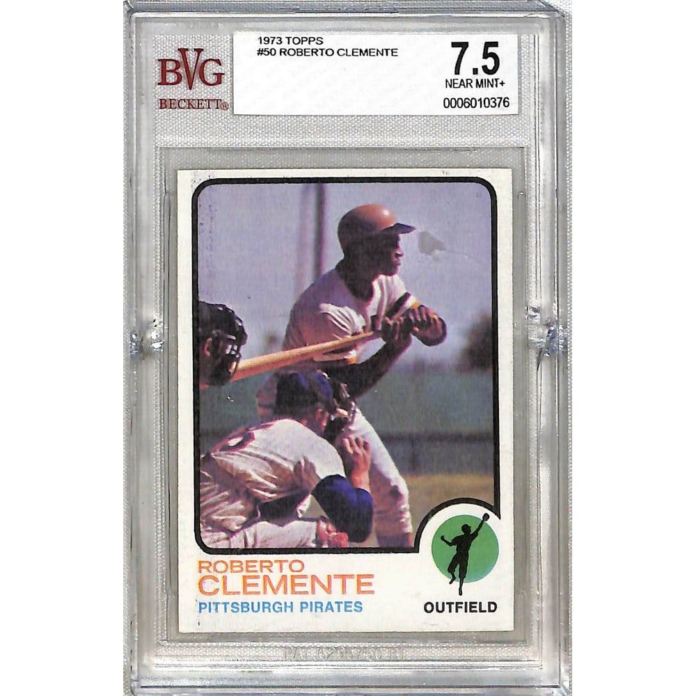 1973 Topps Roberto Clemente Bvg 7.5 (1 of 2)