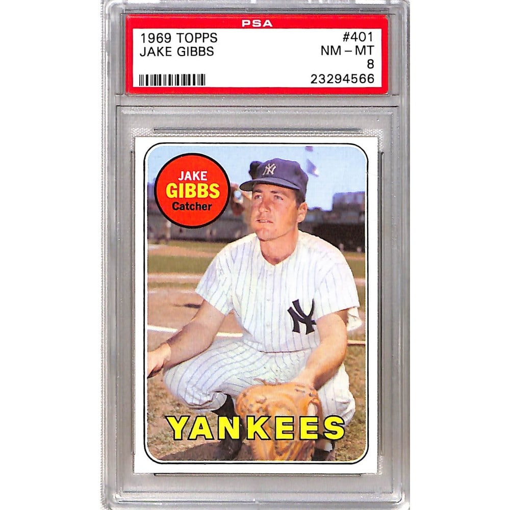 1969 Topps Jake Gibbs Psa 8 (1 of 2)