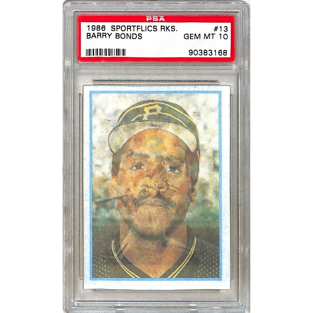 1986 Sport Flics Barry Bonds Rookie Psa 10 (1 of 2)