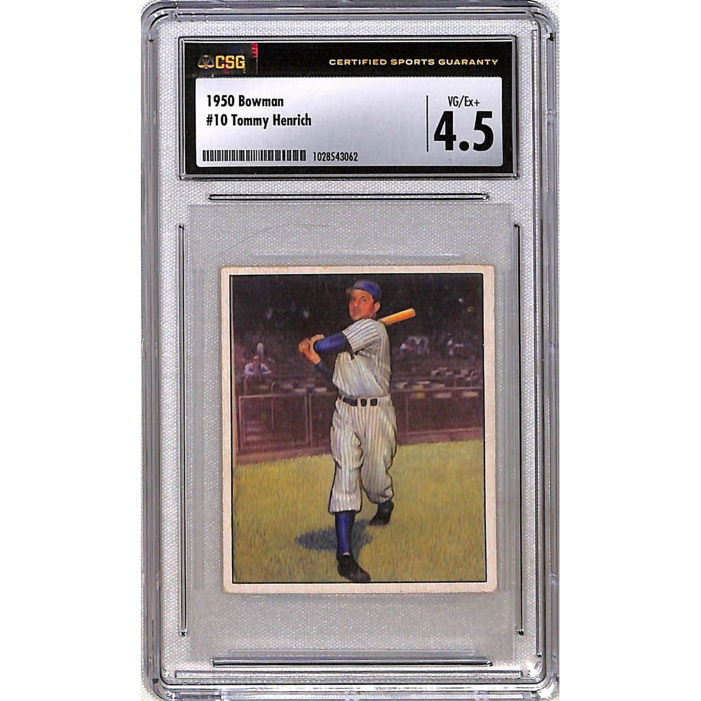 1950 Bowman Tommy Henrich Csg 4.5 (1 of 2)
