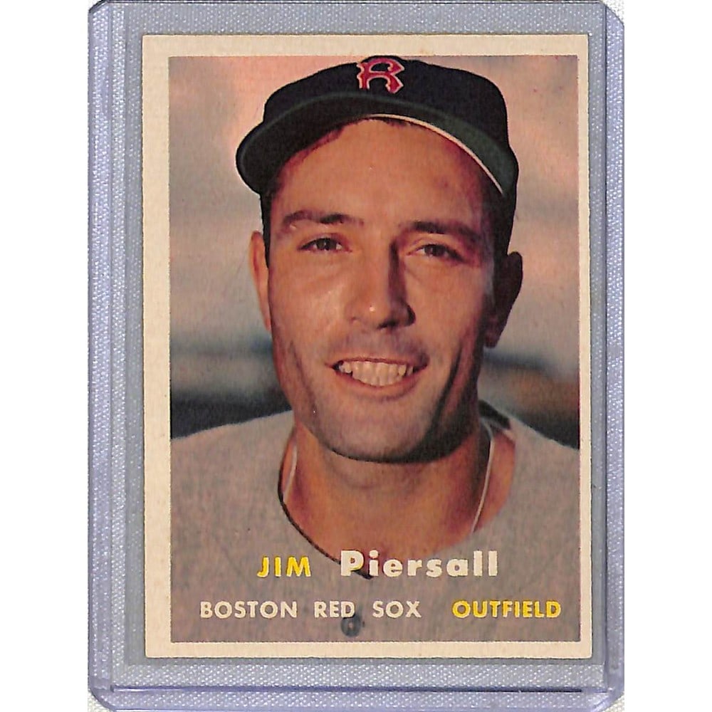1957 Topps Jimmy Piersall Nice Shape (1 of 2)