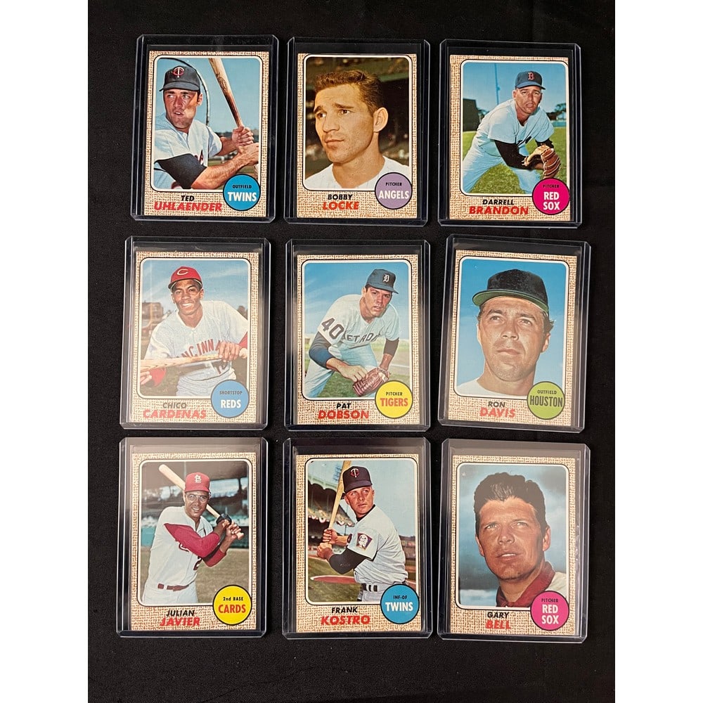 (50) 1968 Topps Baseball Cards Nice Shape (1 of 2)