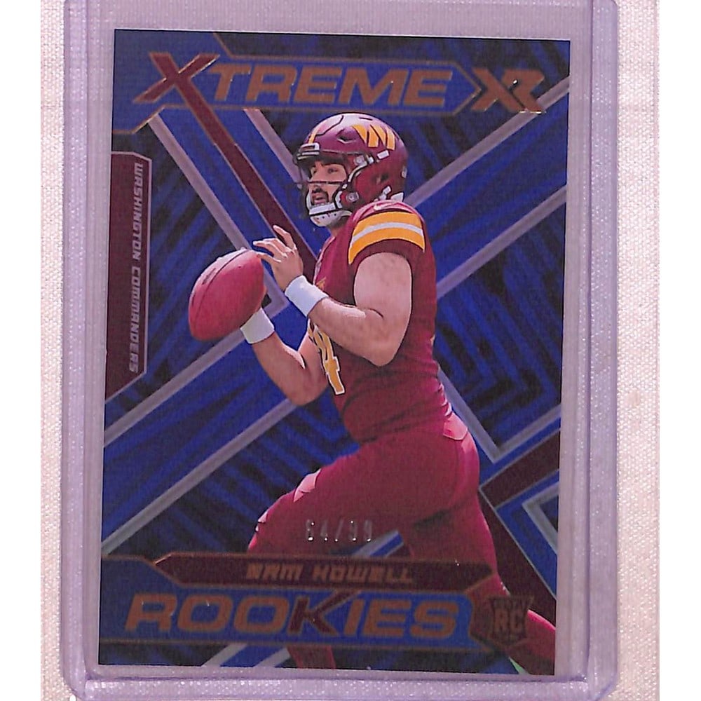 2022 Panini Xr Football Sam Howell Rookie 64/99: 2022 Panini Xr Football Sam Howell Rookie 64/99