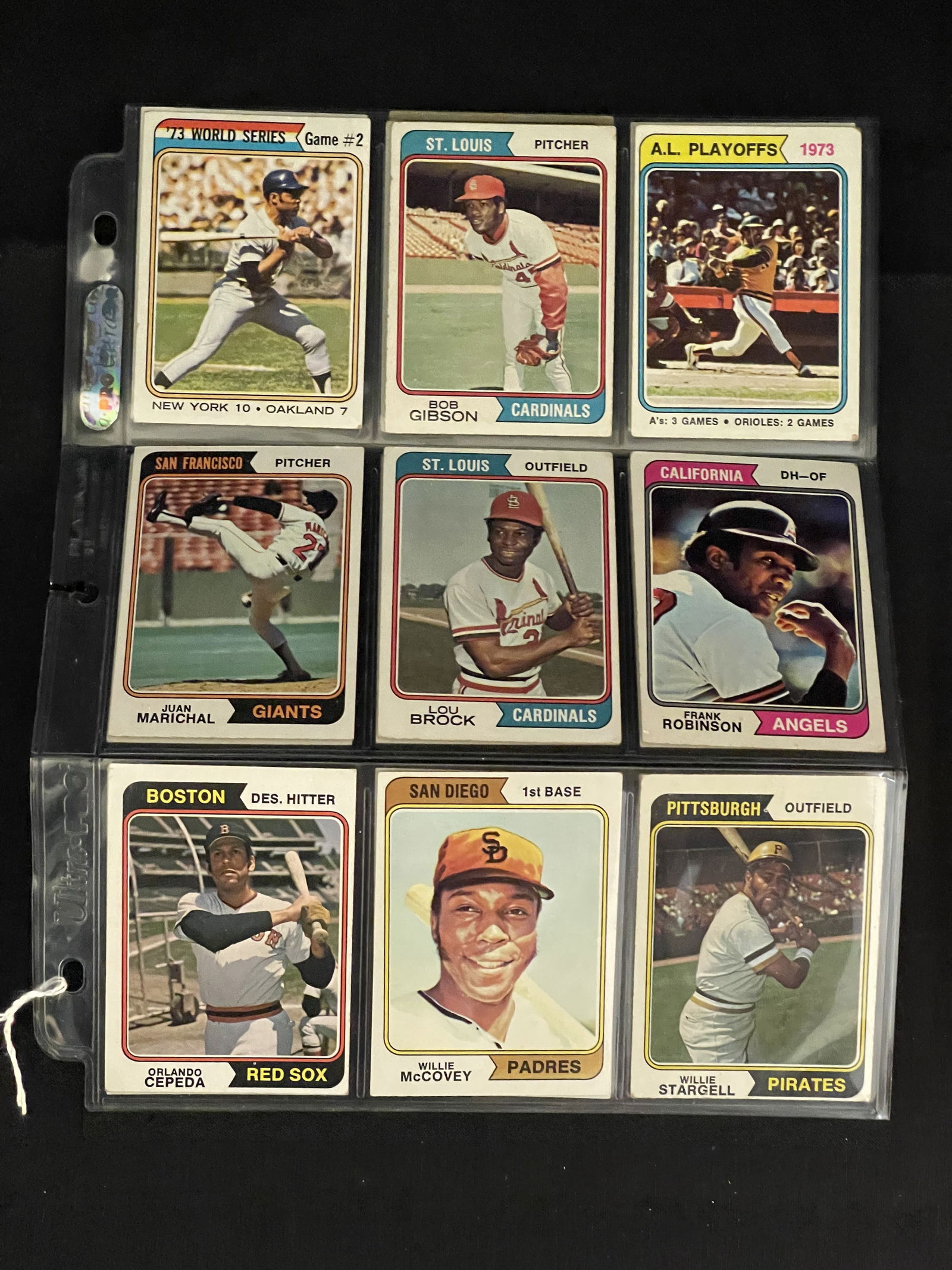 (19) 1974 Topps Baseball Hof Cards (1 of 4)