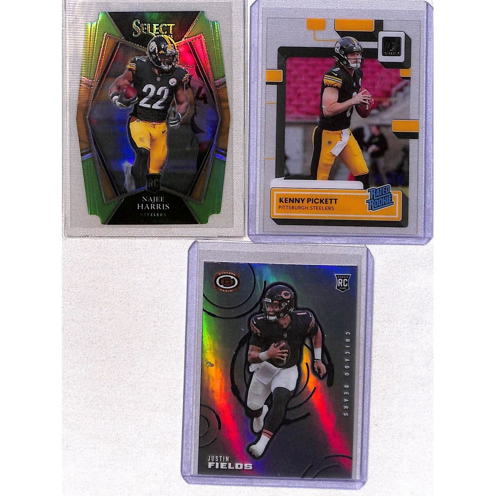 (3) Modern Football Rookies Fields/pickett/harris: (3) Modern Football Rookies Fields/pickett/harris