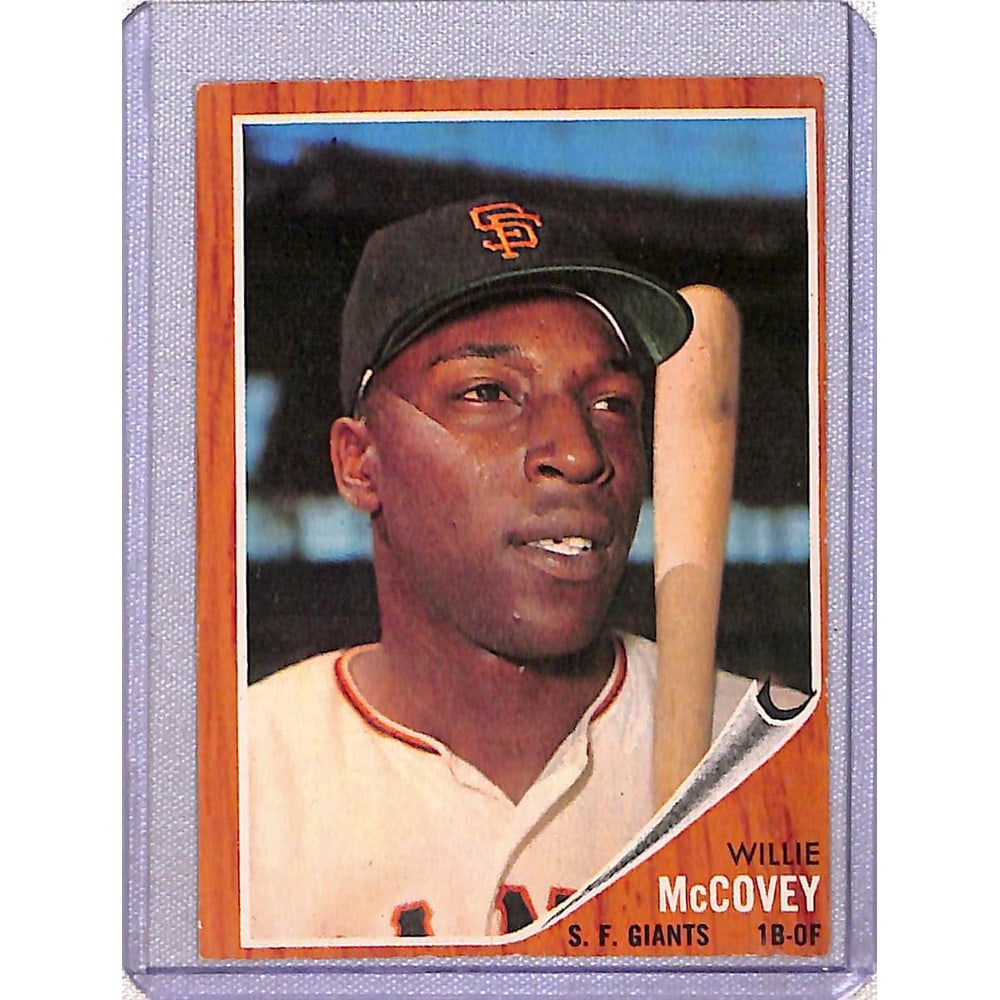 1962 Topps Willie Mccovey Hof: 1962 Topps Willie Mccovey Hof