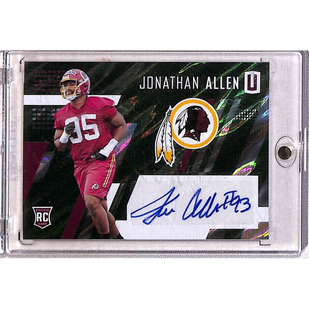2017 Jonathan Allen Rookie Auto 1/5: 2017 Jonathan Allen Rookie Auto 1/5