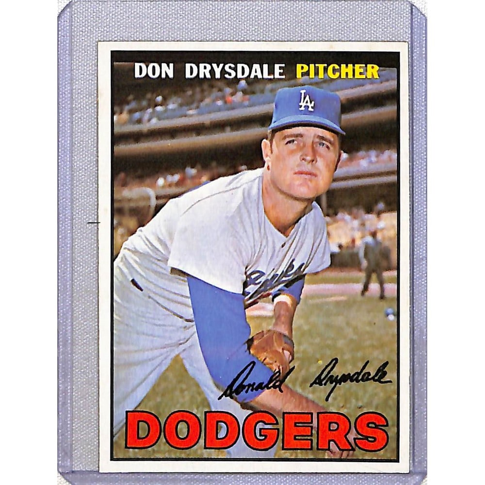 1967 Topps Don Drysdale Nice Shape (1 of 2)