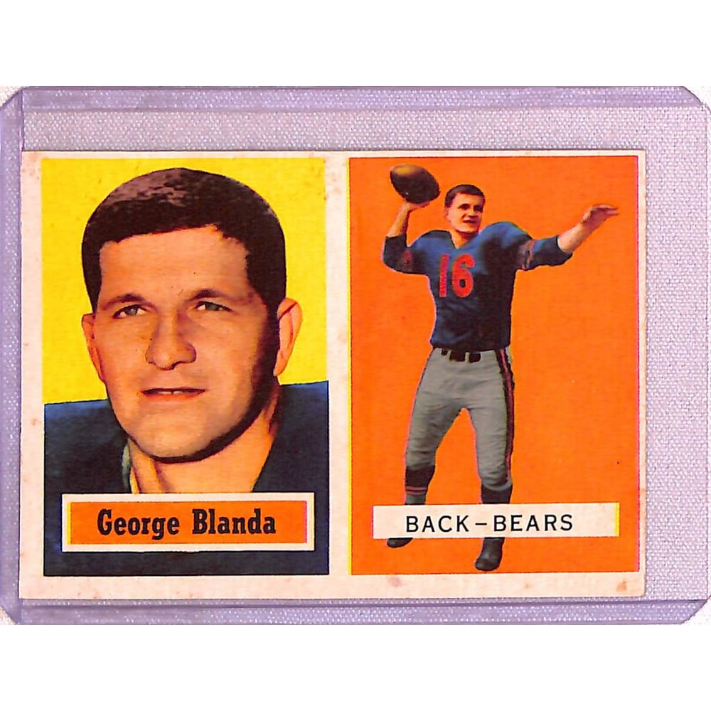 1957 Topps George Blanda (1 of 2)