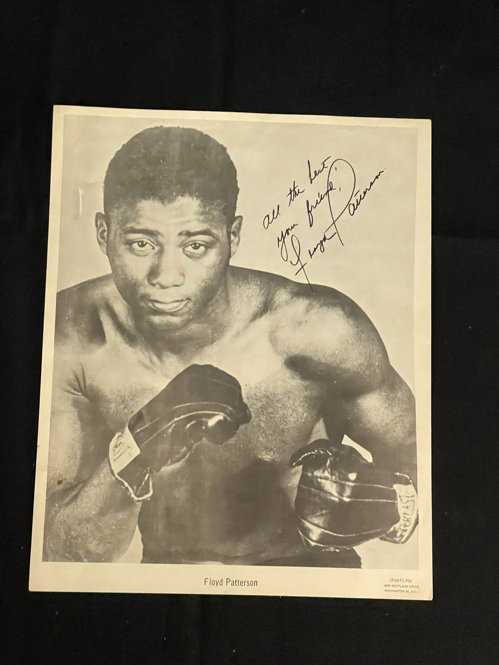 1970 Floyd Patterson 8x10 Boxing Photo (1 of 2)