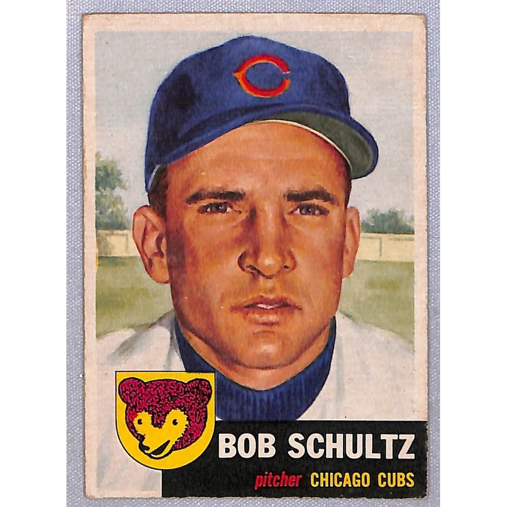 1953 Topps Bob Schultz: 1953 Topps Bob Schultz