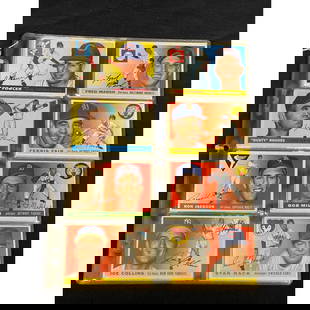 (48) 1955 Topps Baseball Cards Mixed Grade: (48) 1955 Topps Baseball Cards Mixed Grade